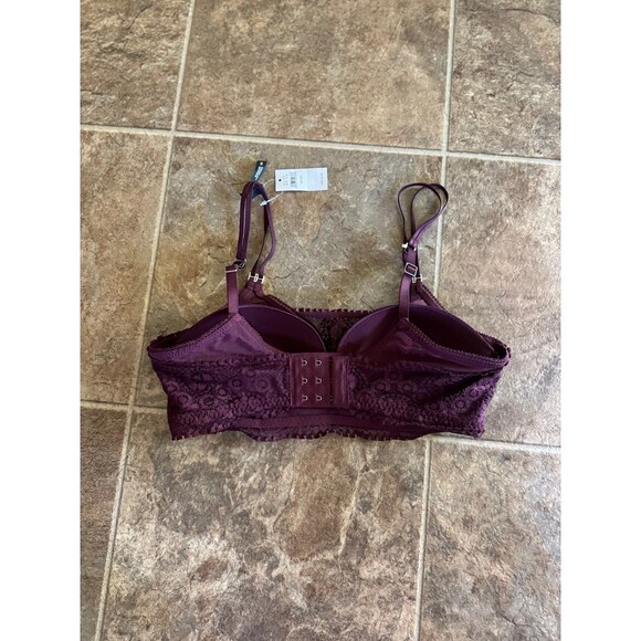 Aerie Real Power Wireless Push Up Joy Convertible Lace Bra Size 32C - Picture 8 of 12
